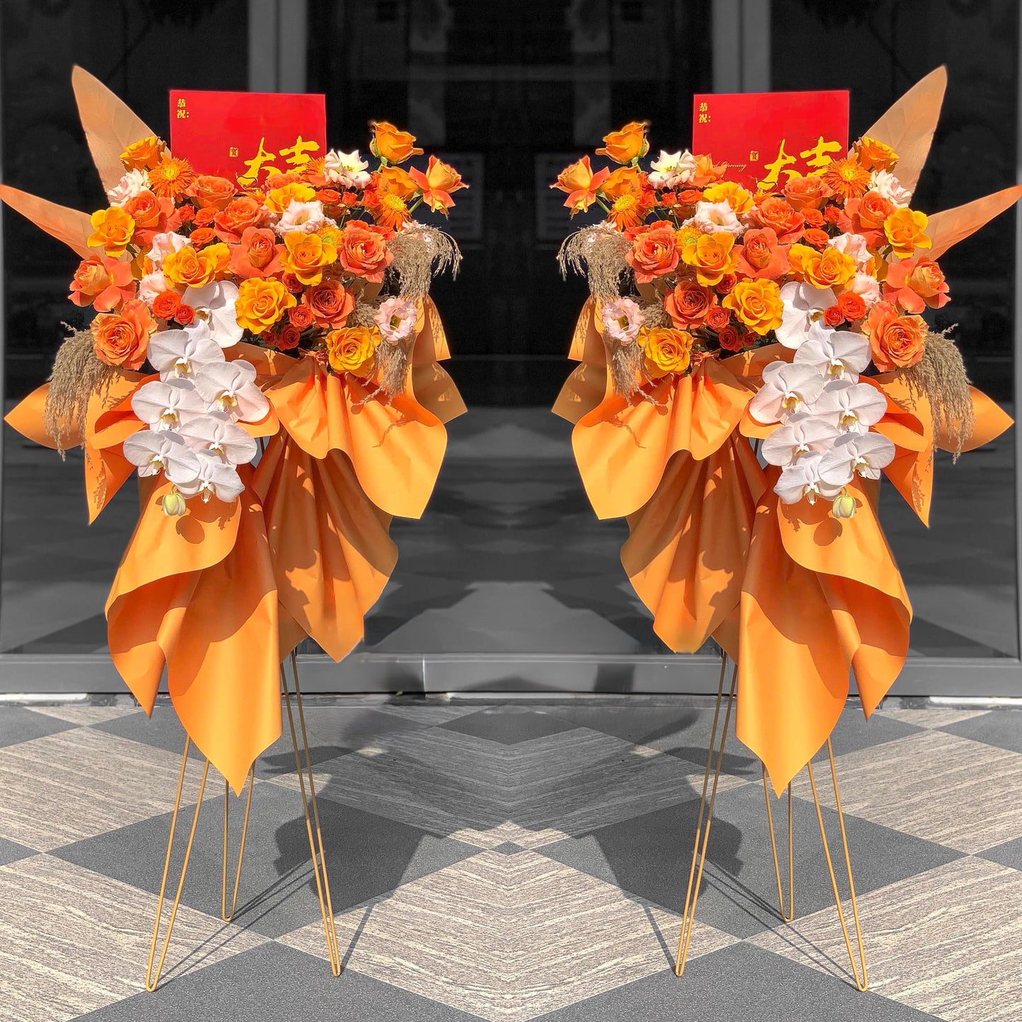 開張花籃|Grand Opening Fresh Flower Basket 05