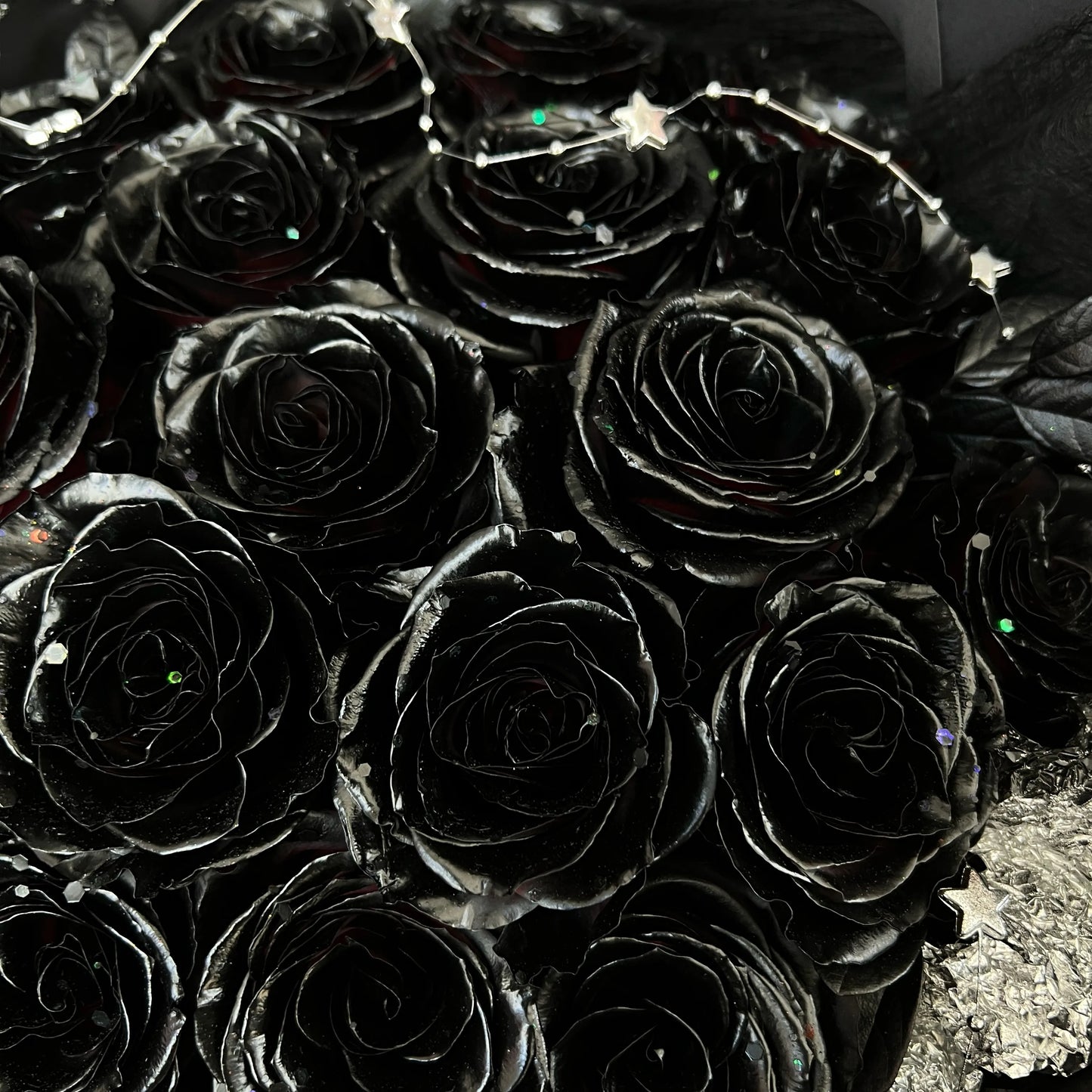 19朵黑玫瑰鮮花束