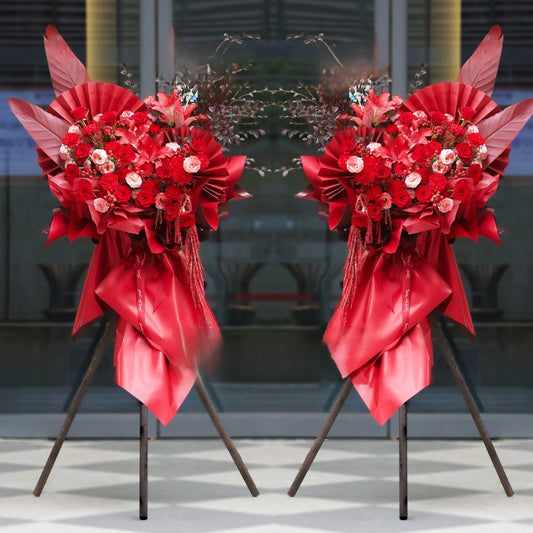 開張花籃|Grand Opening Fresh Flower Basket 02