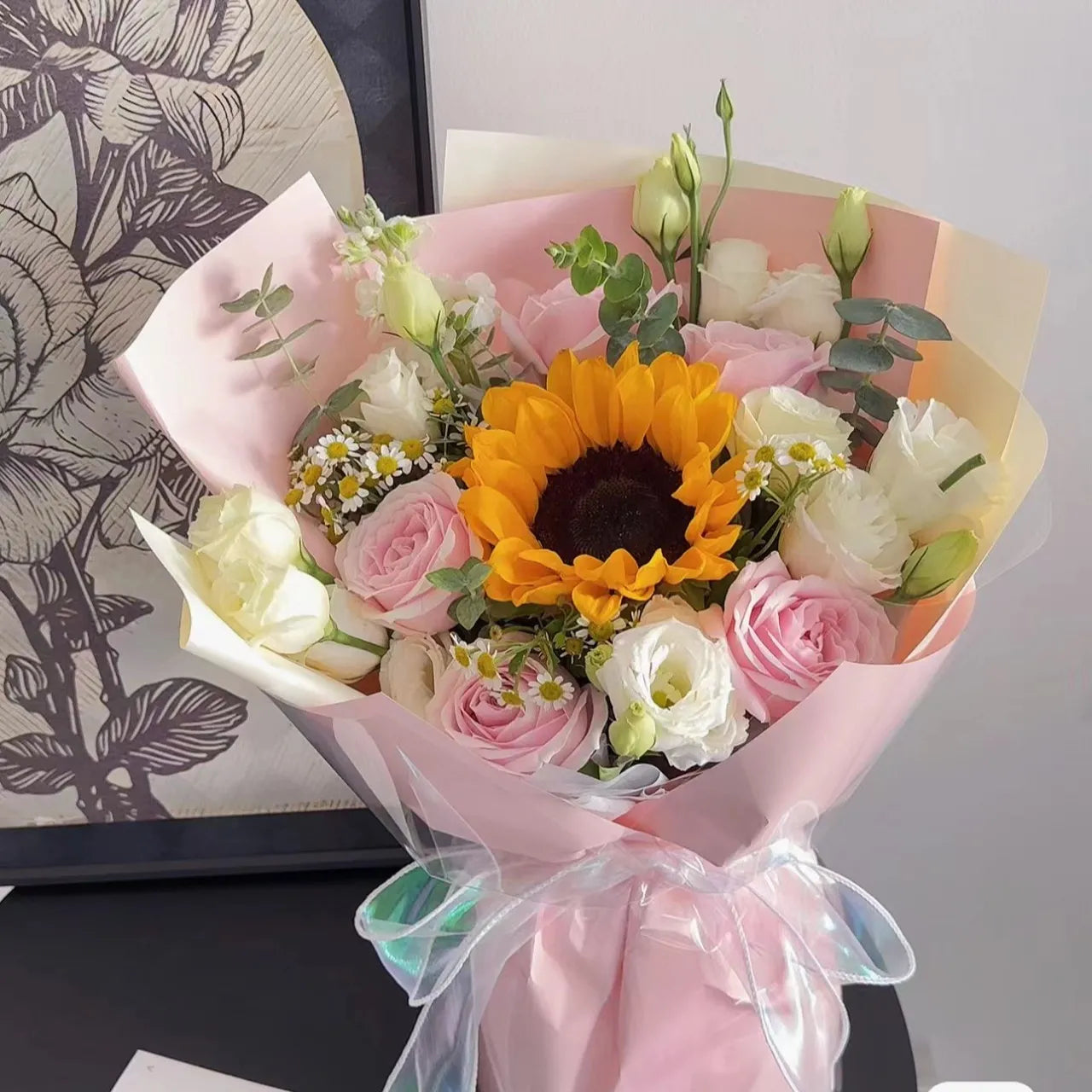 1枝向日葵鮮花束|Meet The Little Bouquet 05