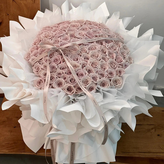 99枝曼塔玫瑰鮮花束|Manta Rose Fresh Bouquet